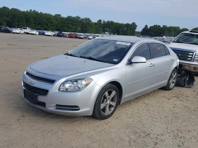 1G1ZC5E04CF213046 - 2012 CHEVROLET MALIBU 1LT 银色 照片 2