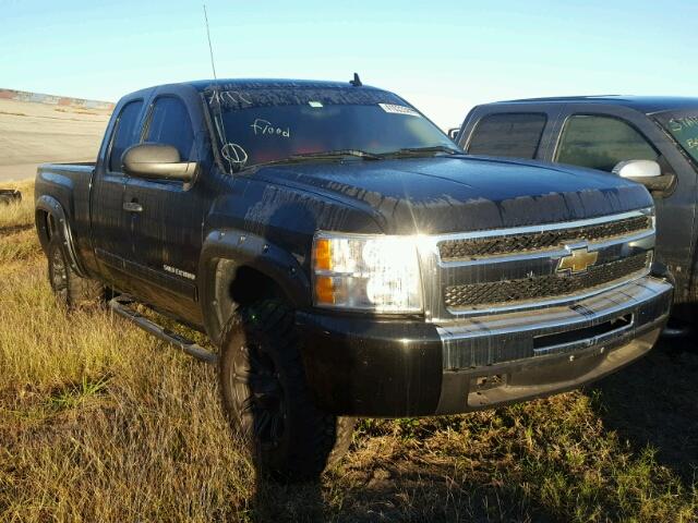 1GCRCREA1BZ450985 - 2011 CHEVROLET SILVERADO BLACK photo 1