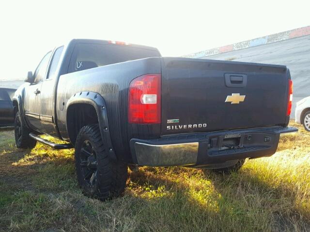 1GCRCREA1BZ450985 - 2011 CHEVROLET SILVERADO BLACK photo 3