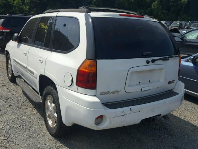 1GKDT13S522467471 - 2002 GMC ENVOY WHITE photo 3