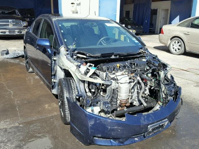 19XFA1F5XAE021236 - 2010 HONDA CIVIC BLUE photo 1