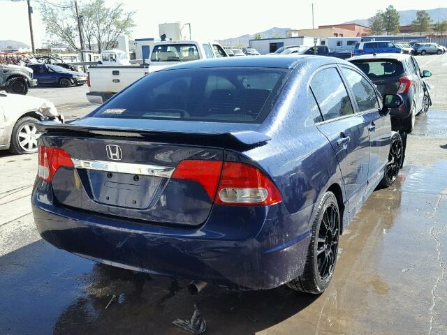 19XFA1F5XAE021236 - 2010 HONDA CIVIC BLUE photo 4