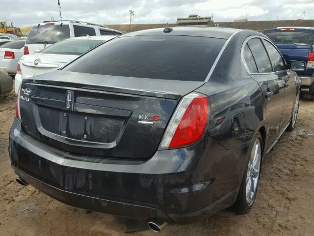 1LNHL9FT5AG611565 - 2010 LINCOLN MKS BLACK photo 4