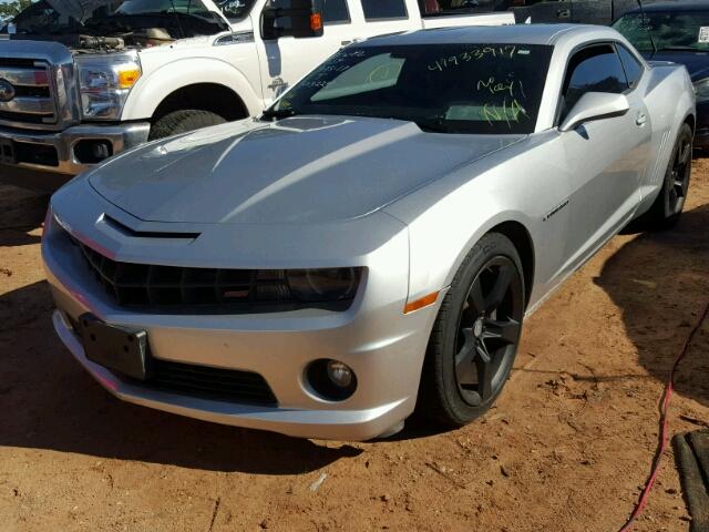 2G1FK1EJ7C9203224 - 2012 CHEVROLET CAMARO SILVER photo 2