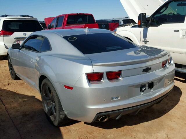 2G1FK1EJ7C9203224 - 2012 CHEVROLET CAMARO SILVER photo 3