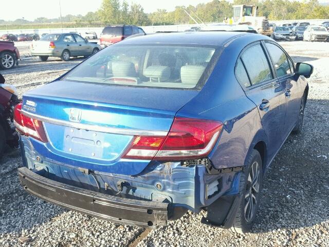 19XFB2F83EE078400 - 2014 HONDA CIVIC EX ლურჯი ფოტო 4