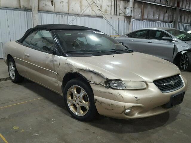 3C3EL55H1YT241027 - 2000 CHRYSLER SEBRING JX GOLD photo 1