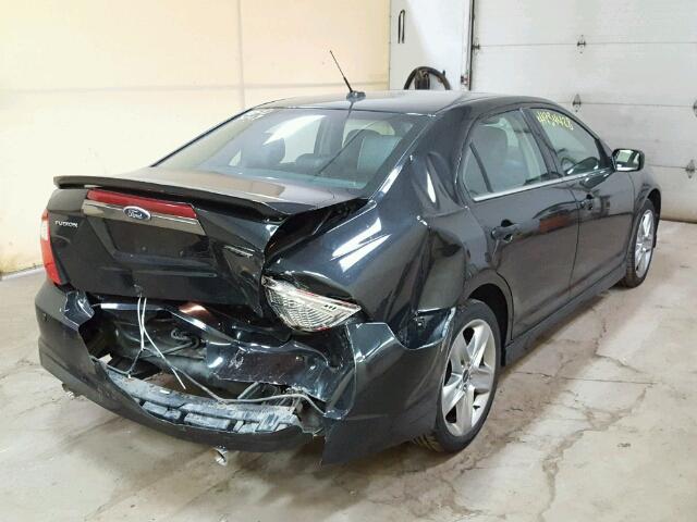 3FAHP0KC2BR106514 - 2011 FORD FUSION SPO BLACK photo 4