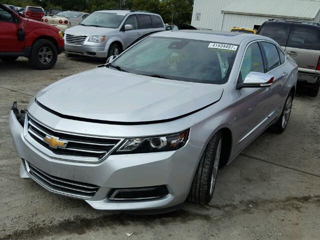 1G1155S39EU117496 - 2014 CHEVROLET IMPALA LTZ SILVER photo 2