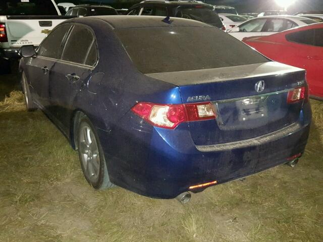 JH4CU2F69CC013484 - 2012 ACURA TSX TECH BLUE photo 3