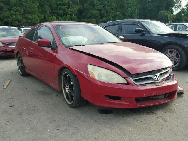 1HGCM81636A004647 - 2006 HONDA ACCORD EX RED photo 1