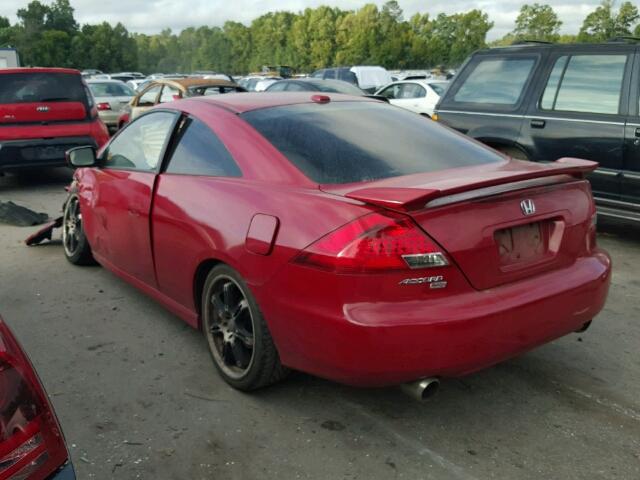 1HGCM81636A004647 - 2006 HONDA ACCORD EX RED photo 3