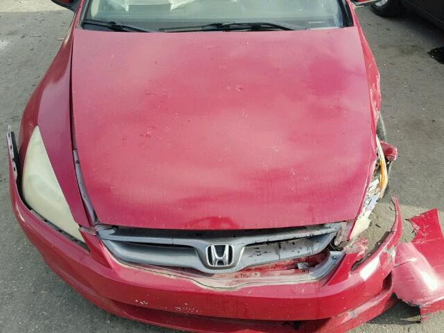 1HGCM81636A004647 - 2006 HONDA ACCORD EX RED photo 7