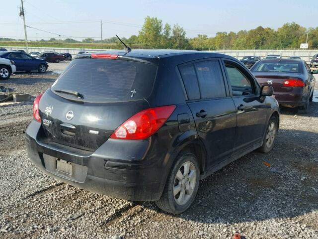 3N1BC1CP4CK208879 - 2012 NISSAN VERSA S BLACK photo 4