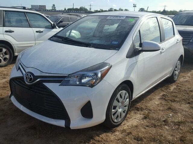 VNKKTUD33HA085506 - 2017 TOYOTA YARIS WHITE photo 2