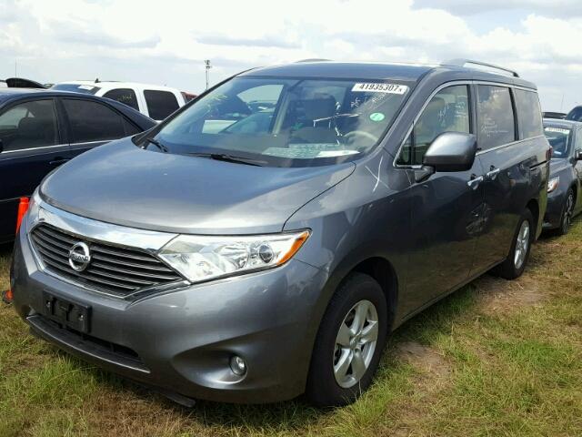 JN8AE2KP7H9168757 - 2017 NISSAN QUEST GRAY photo 2