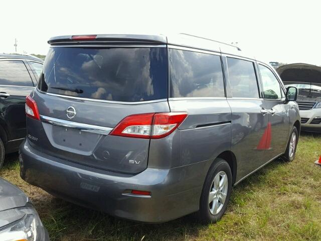 JN8AE2KP7H9168757 - 2017 NISSAN QUEST GRAY photo 4