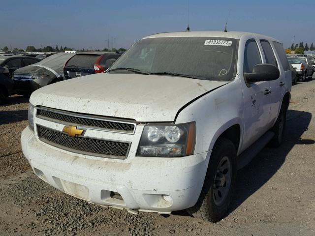 1GNSK4E03ER160841 - 2014 CHEVROLET TAHOE K150 WHITE photo 2