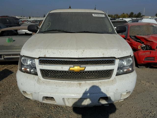 1GNSK4E03ER160841 - 2014 CHEVROLET TAHOE K150 WHITE photo 9