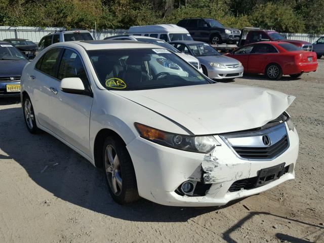 JH4CU2F64BC007204 - 2011 ACURA TSX WHITE photo 1