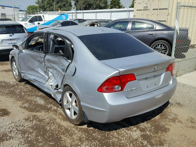 1HGFA16958L06537 - 2008 HONDA CIVIC EXL SILVER photo 3