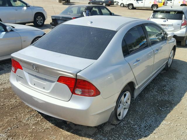1HGFA16958L06537 - 2008 HONDA CIVIC EXL 银色 照片 4