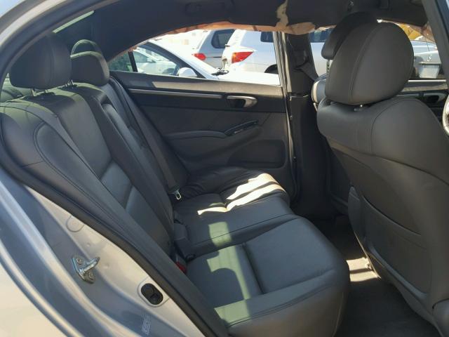 1HGFA16958L06537 - 2008 HONDA CIVIC EXL 银色 照片 6