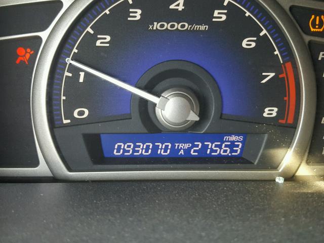 1HGFA16958L06537 - 2008 HONDA CIVIC EXL 银色 照片 8