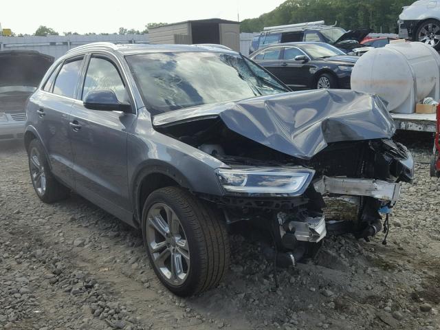 WA1GFCFS8FR012354 - 2015 AUDI Q3 PRESTIG GRAY photo 1