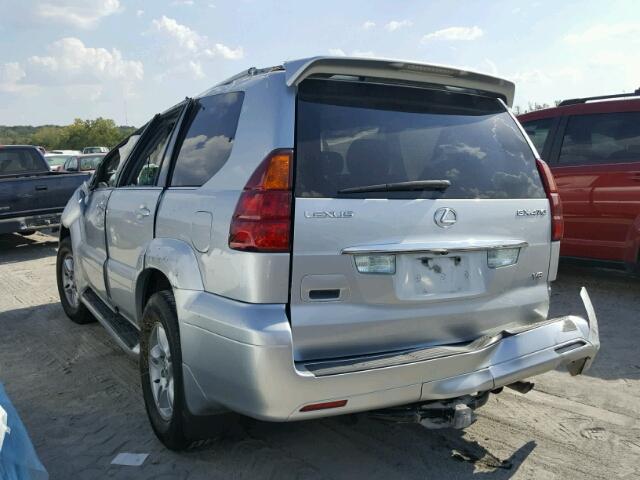 JTJBT20X460099937 - 2006 LEXUS GX 470 SILVER photo 3