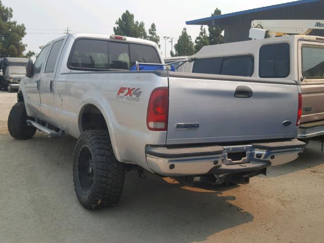 1FTWW31P45EB49785 - 2005 FORD F350 SRW S SILVER photo 3