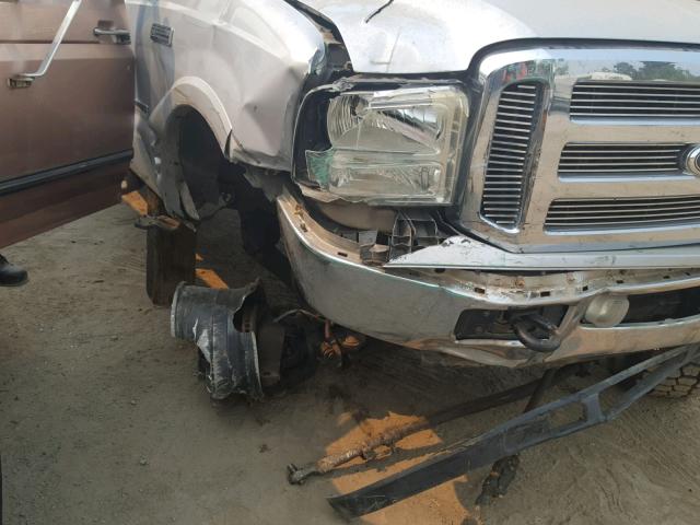 1FTWW31P45EB49785 - 2005 FORD F350 SRW S SILVER photo 9