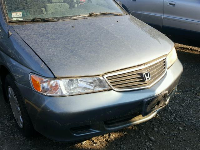 2HKRL18591H606812 - 2001 HONDA ODYSSEY LX GRAY photo 9