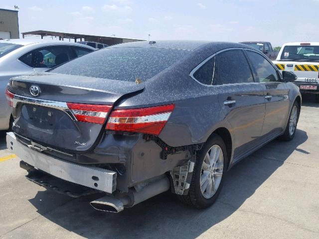 4T1BK1EB1FU149212 - 2015 TOYOTA AVALON XLE GRAY photo 4