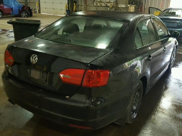 3VW2K7AJ2DM254800 - 2013 VOLKSWAGEN JETTA BASE 黑色 照片 4