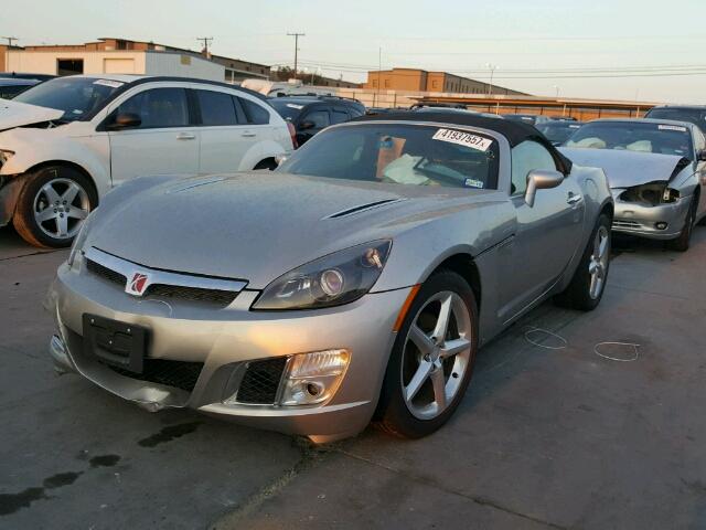 1G8MG35X47Y138196 - 2007 SATURN SKY REDLIN SILVER photo 2