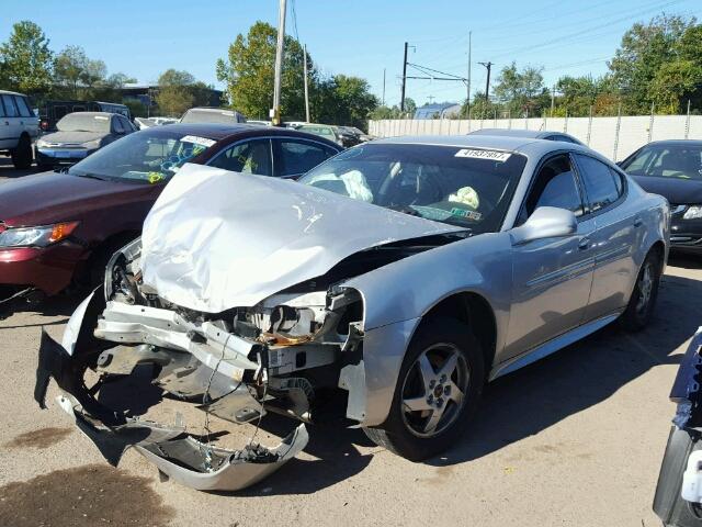 2G2WP522X41332771 - 2004 PONTIAC GRAND PRIX SILVER photo 2