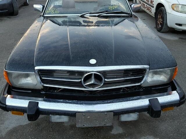 WDBBA45A2BB006628 - 1981 MERCEDES-BENZ 380 SL BLACK photo 7