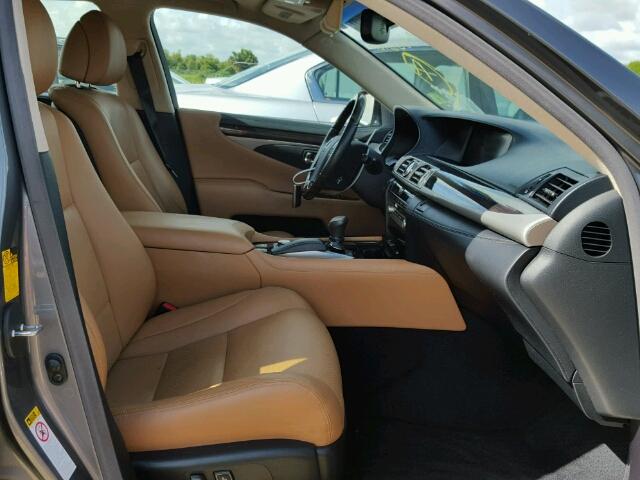 JTHCL5EFXD5017961 - 2013 LEXUS LS 460 GRAY photo 5
