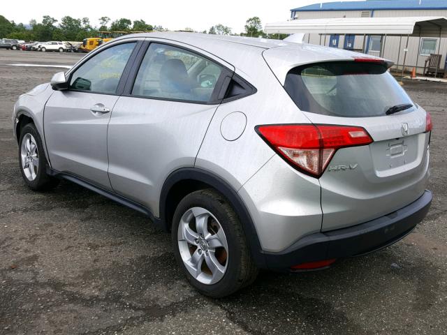 3CZRU6H36GM717940 - 2016 HONDA HR-V LX SILVER photo 3