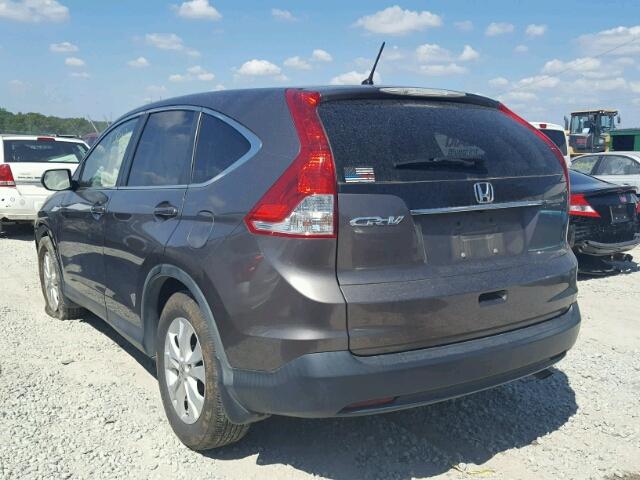 3CZRM3H5XDG701766 - 2013 HONDA CR-V EX ნაცრისფერი ფოტო 3