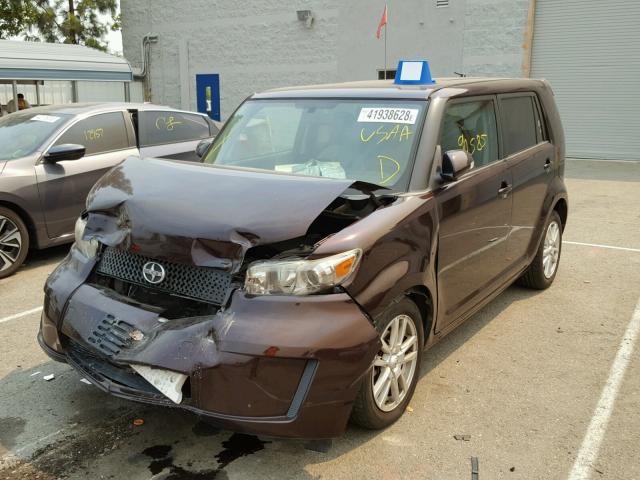JTLKE50E491089554 - 2009 TOYOTA SCION XB Марун фото 2