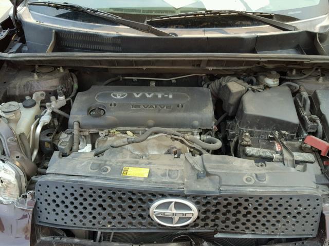JTLKE50E491089554 - 2009 TOYOTA SCION XB Марун фото 7