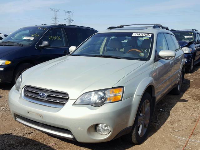 4S4BP86C554315991 - 2005 SUBARU LEGACY OUT BEIGE photo 2