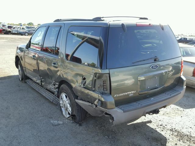 1FMRU15W43LC38141 - 2003 FORD EXPEDITION GREEN photo 3