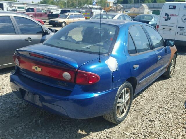 1G1JC52F847109953 - 2004 CHEVROLET CAVALIER BLUE photo 4