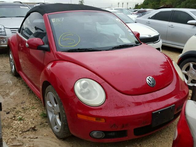 3VWSF31Y76M311795 - 2006 VOLKSWAGEN NEW BEETLE RED photo 1