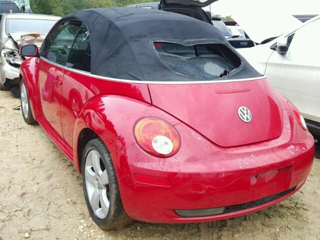 3VWSF31Y76M311795 - 2006 VOLKSWAGEN NEW BEETLE 红色 照片 3