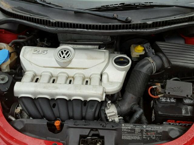 3VWSF31Y76M311795 - 2006 VOLKSWAGEN NEW BEETLE 红色 照片 7