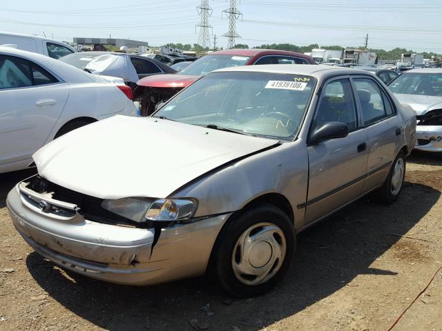 1NXBR12E5YZ347109 - 2000 TOYOTA COROLLA VE TAN photo 2